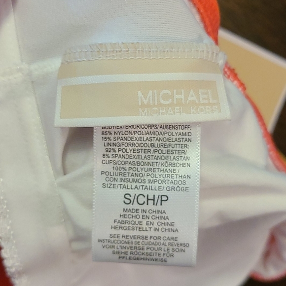 Michael Kors NWT Orange Dress - Ladies Small - Picture 9 of 11